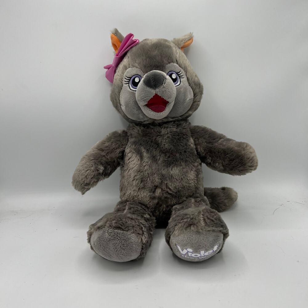 Build-A-Bear Violet the Wolf Plush Stuffed Animal